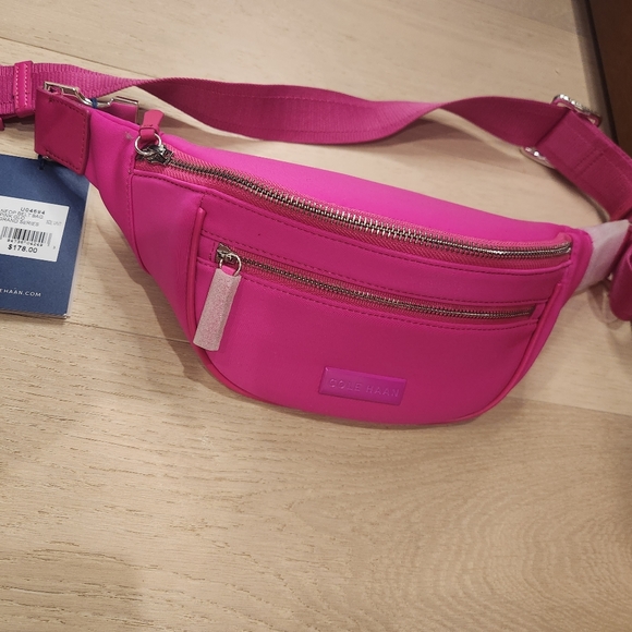 Cole Haan Handbags - Cole Haan Grand Series Belt Bag in Pink Glow Neoprene